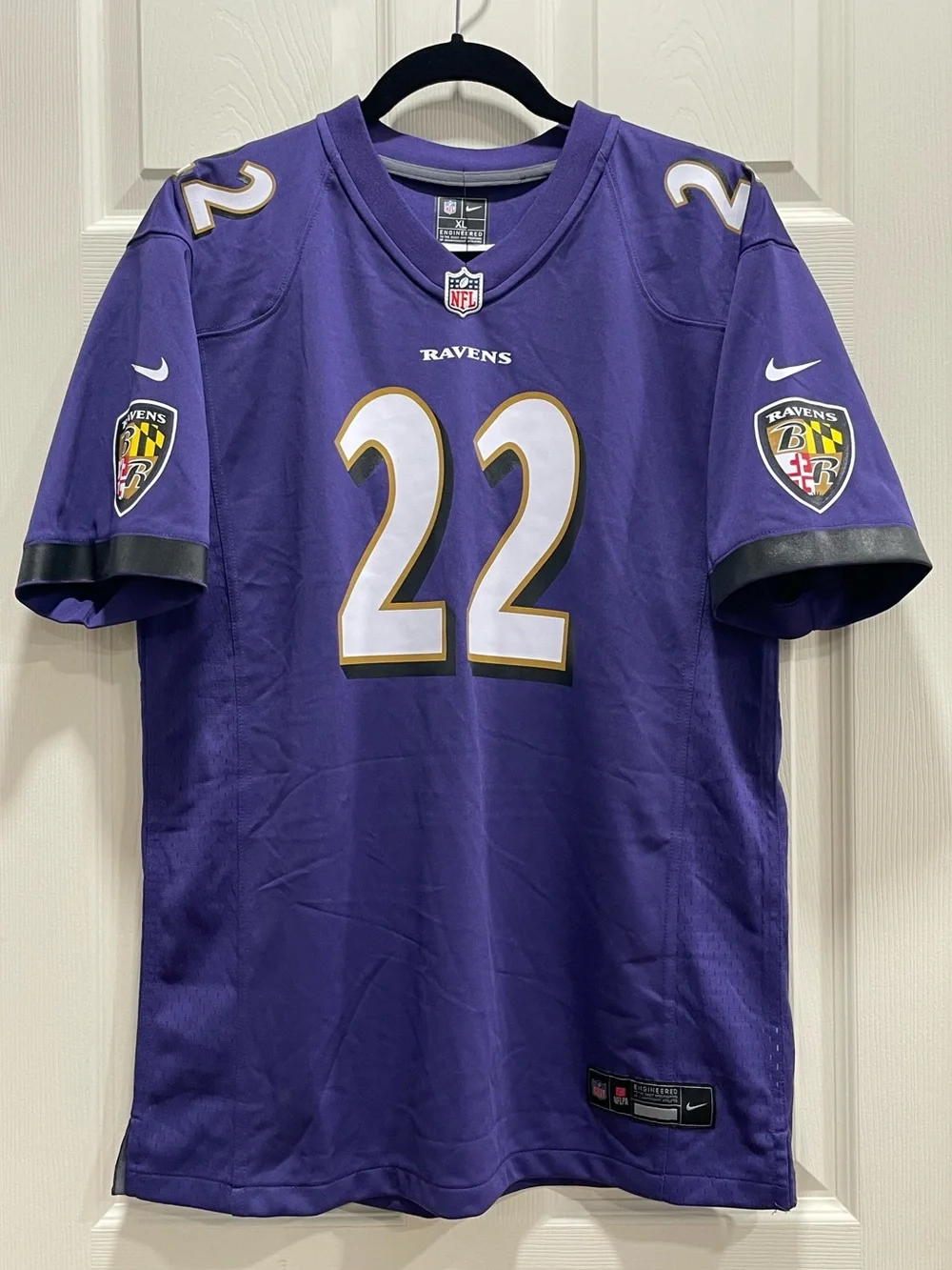 NWT Nike NFL Baltimore Ravens Derrick Henry #22 Jersey Purple Youth XL(18/20)